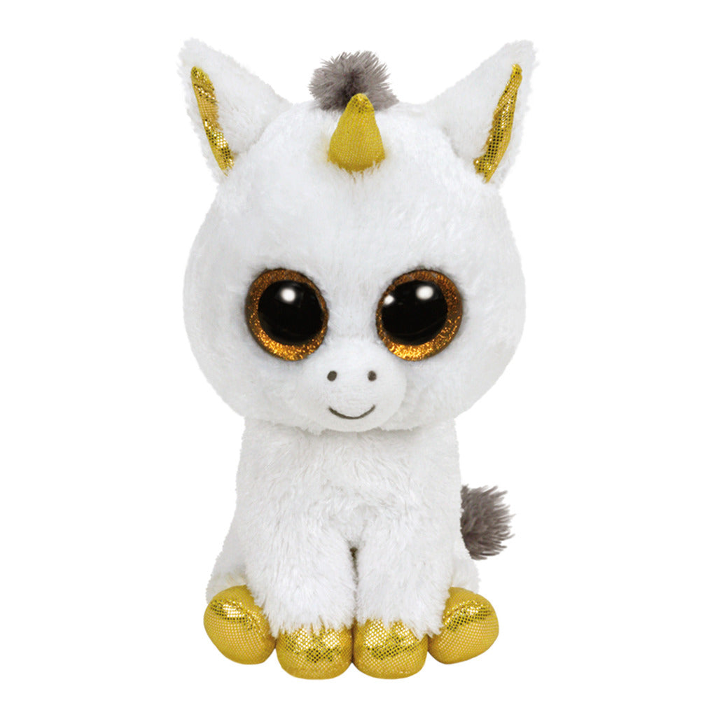 Ty White Unicorn Pegasus umarmt 15 cm