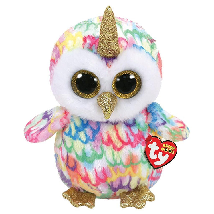 Ty Ty Beanie Boo #039;s Kuscheltier Eule verzaubert 24 cm