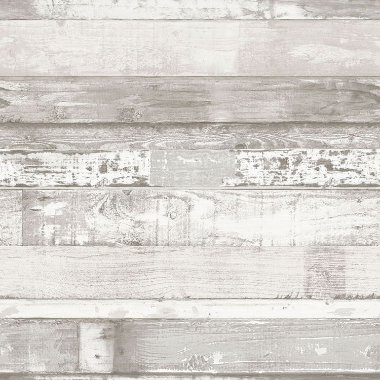 Noordwand Noordwand Tapete Homestyle Holz gebrochen weiß und grau