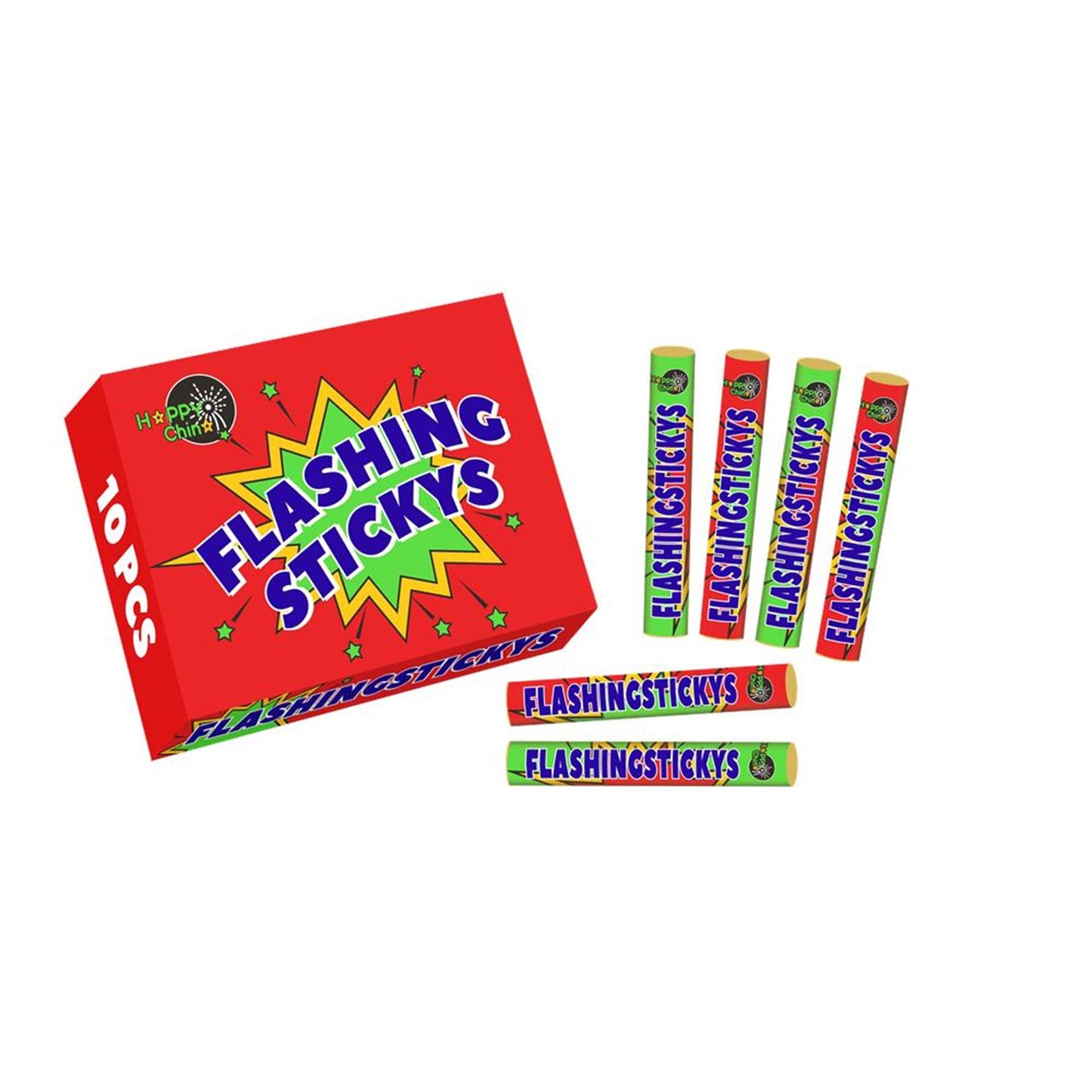 Partyfeuerwerk, Feuerwerk, blinkende Stickies