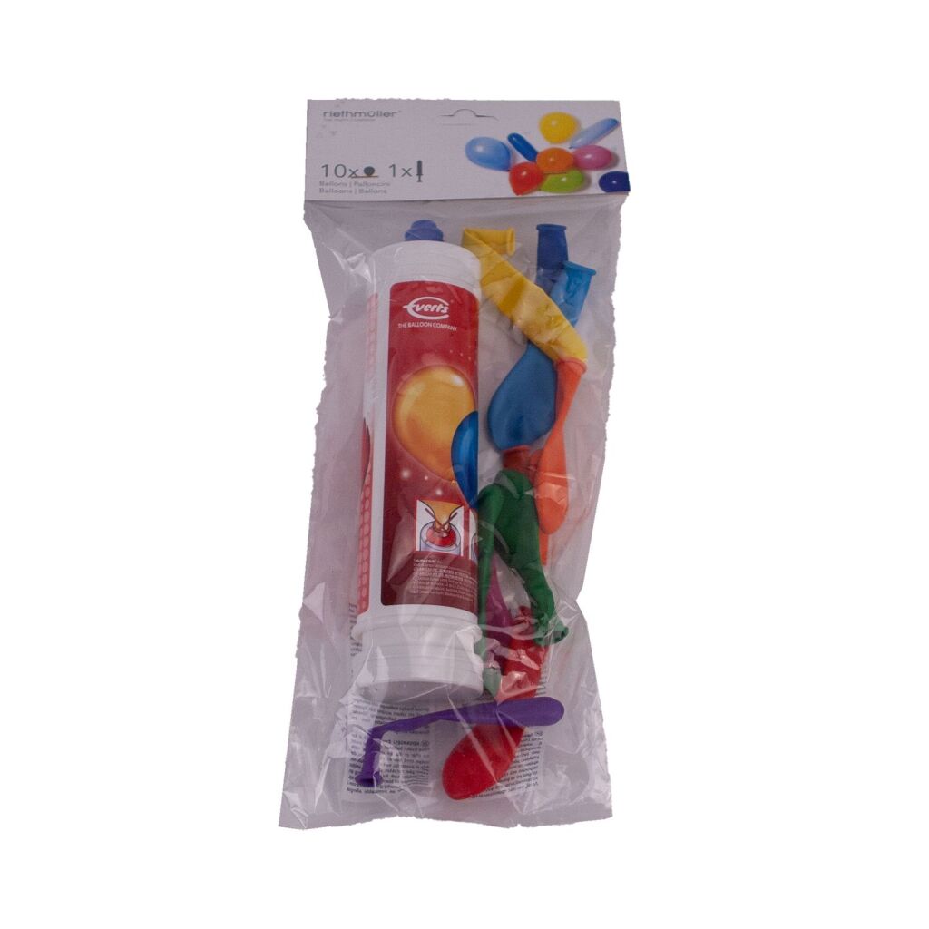 Amscan -Ballonpumpe mit 10 Luftballons