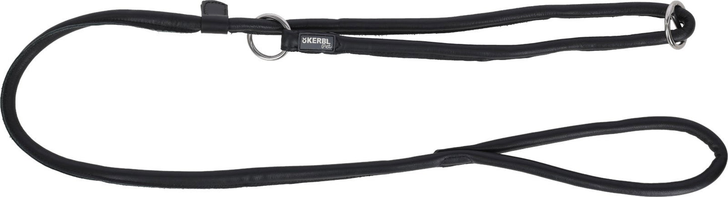 Rindsleder Slipline Roma 170 cm 8 mm schwarz