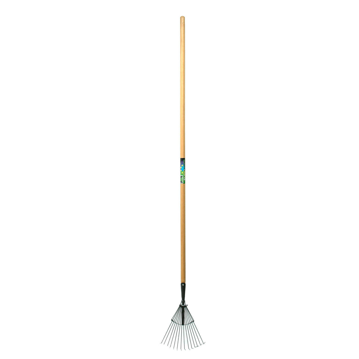 Mm Eurotool Rasenrechen mm Prof 14tds rund mit Stiel 160 cm