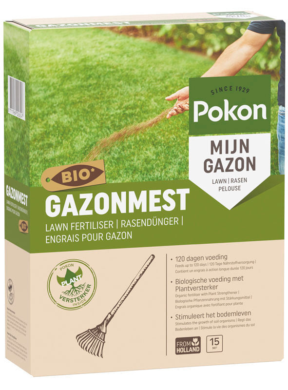 Pokon Bio-Rasendünger für 15m2 1kg