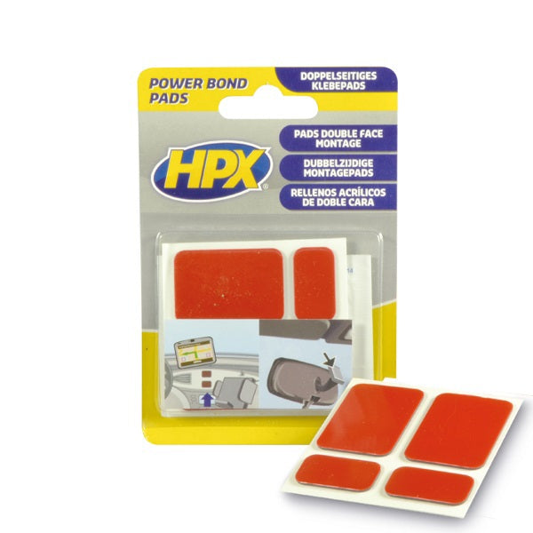 Hpx doppelseitiges Acrylband HSA Powerbond Pads Anthrazit 4 Stk