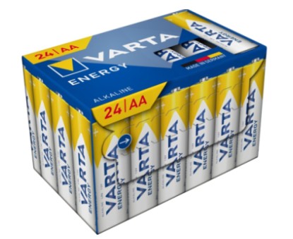 Varta Battery Energy AA (Penlite) 1,5 V - 24 Teile in der Schachtel