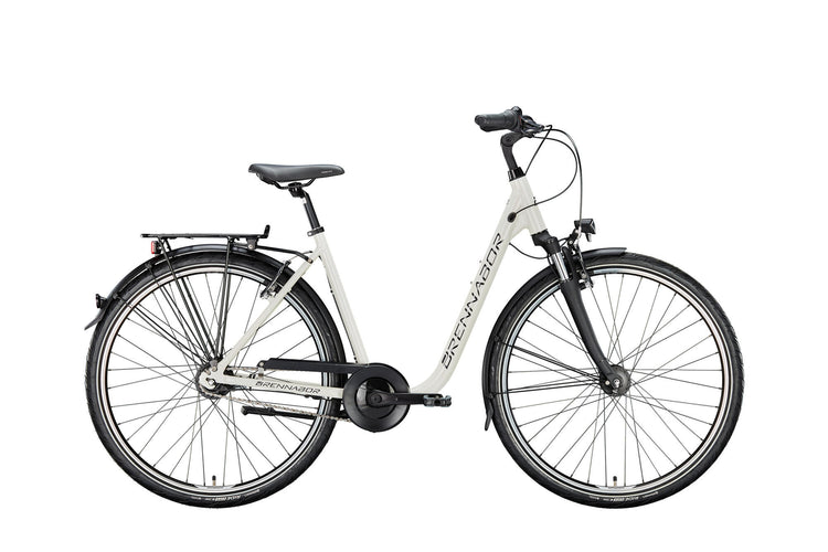 Brennabor Citybike C-30 Mod. 24 Fahrrad City C-30 28 55 tief 8sp. weißschwarz