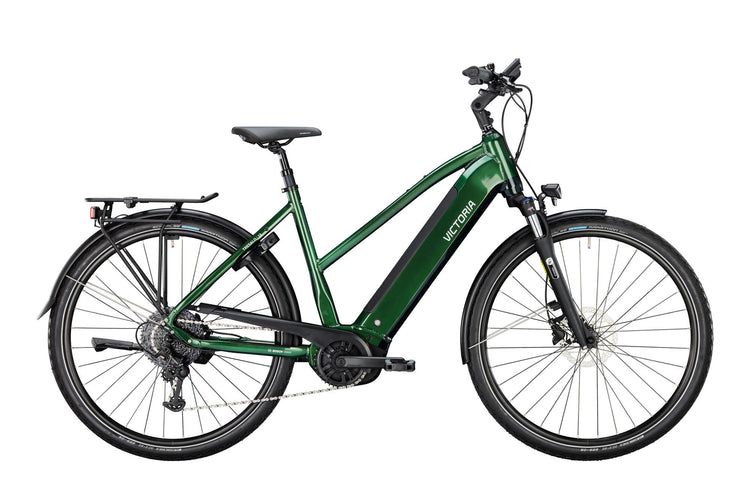 Victoria Electric Trekking Bike Tresalo 12 (#1) Ebike Vict. Tresalo 12 28 48 9sp -Treppe. Grün