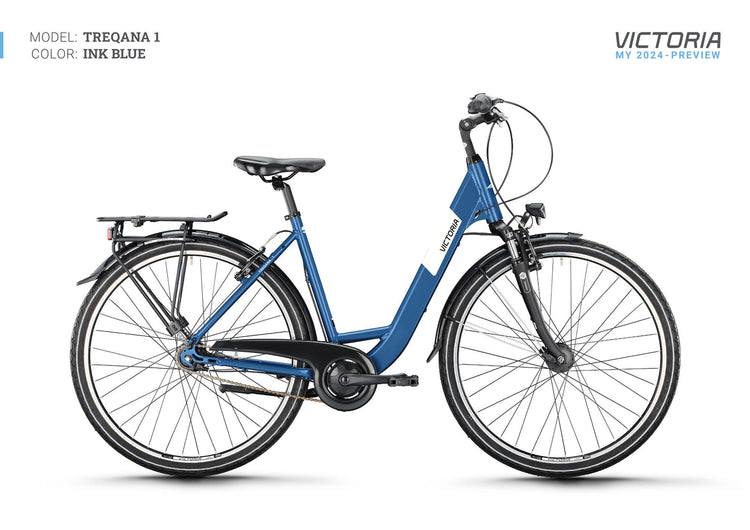 Victoria Trekkingrad Treqana 1 Mod. 24 Fahrrad Vict.Treqana 1 28 55 Wave 7SP Tintenblau