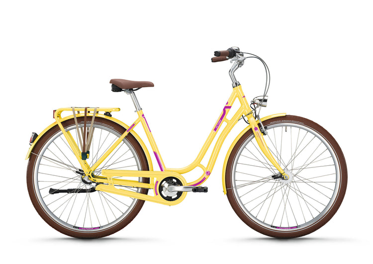 Victoria Citybike Antiqa 3 Mod. 24 Fahrrad vict.antiqa 3 28 55 nost. 7 EL Zitrusgelb
