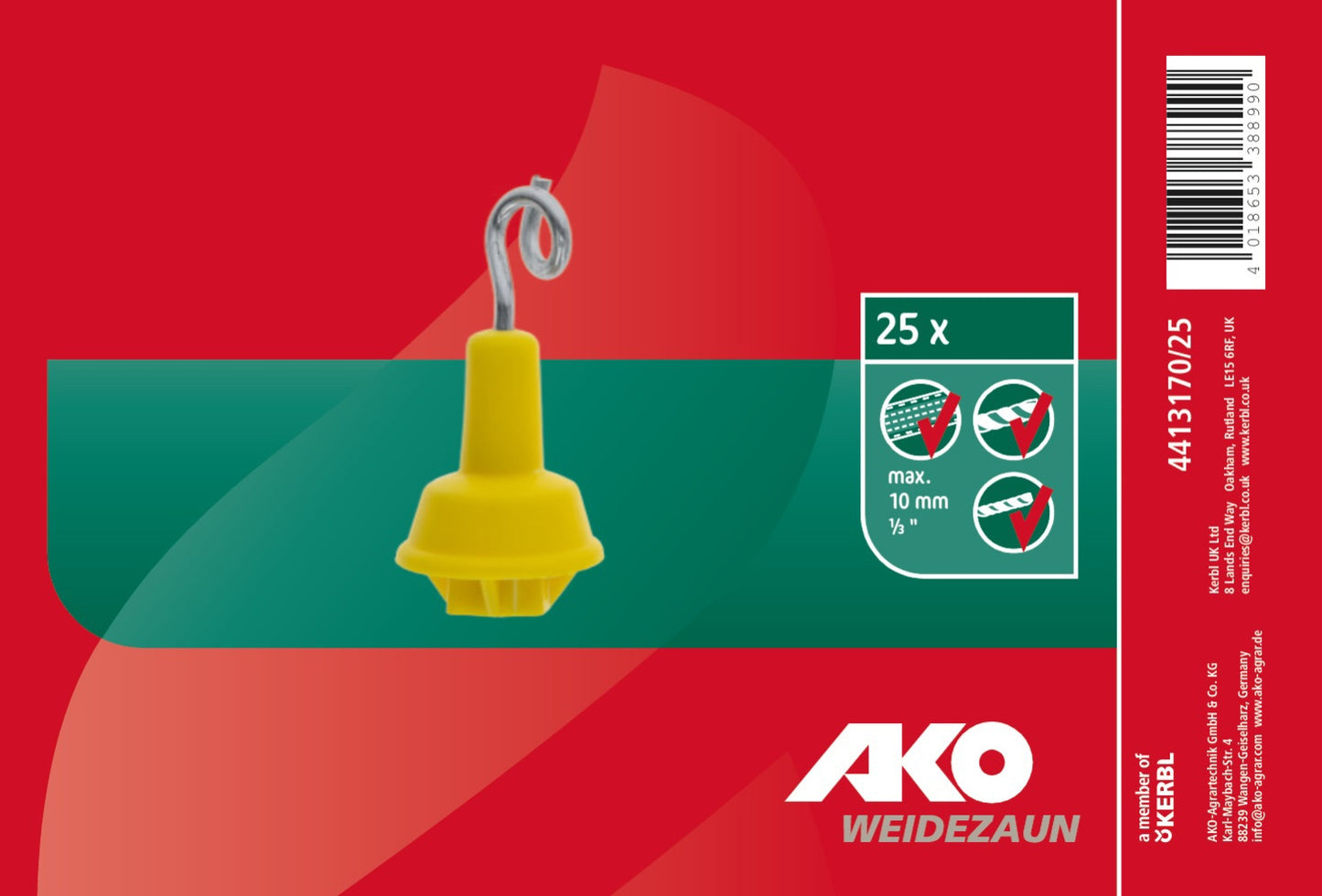 Ako Top-Isolator Curl oval 25 Stück