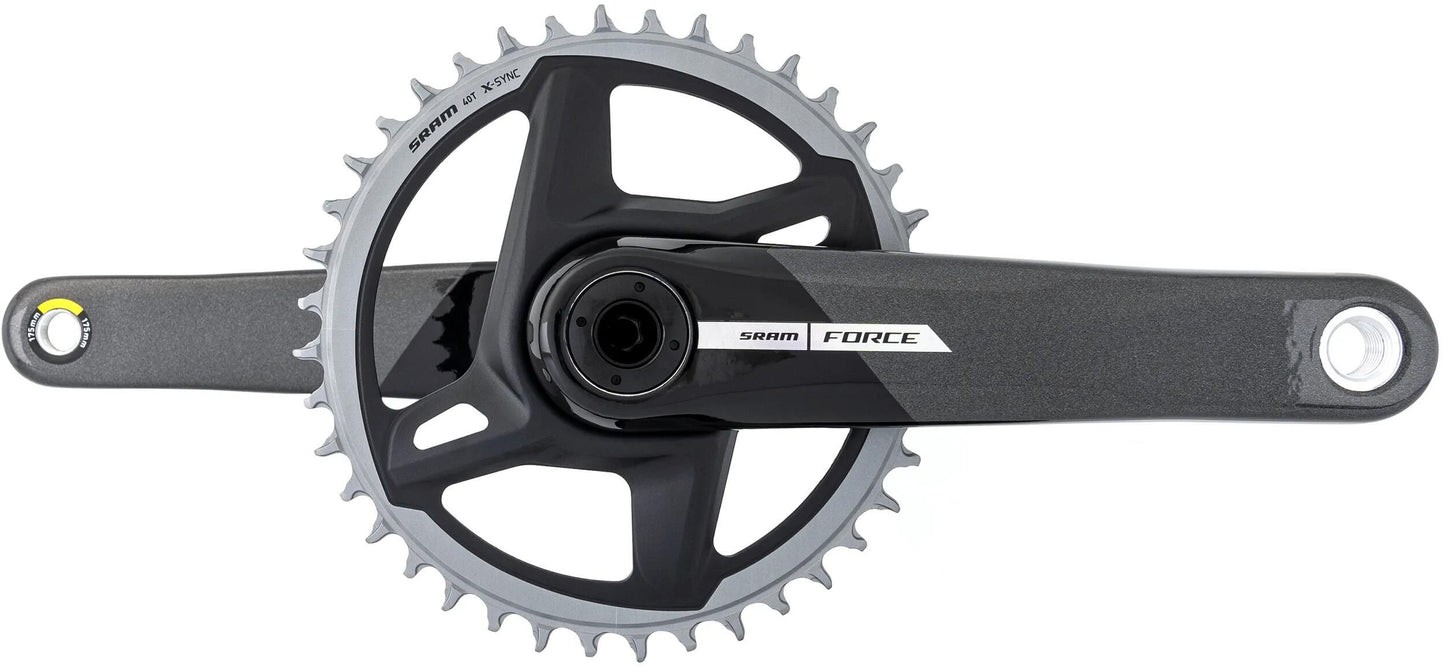 Sram Kurbelgarnitur Force 1 Etap Axs Kurbelgarnitur Force 1 Etap Axs 40t 175mm grau