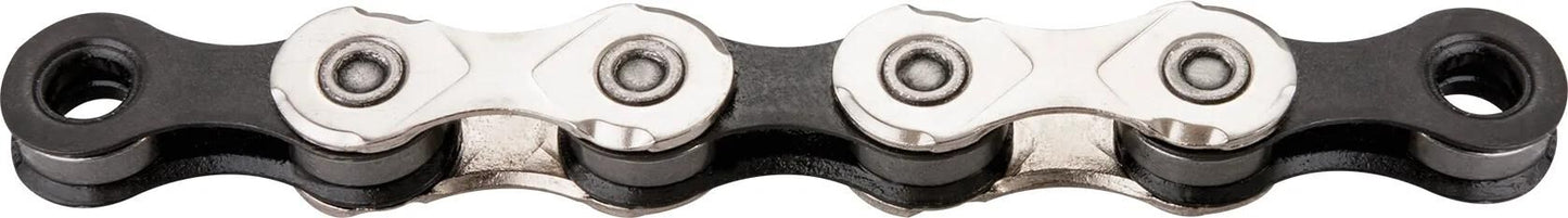 KMC -Kette x11 118 links Silber schwarz links
