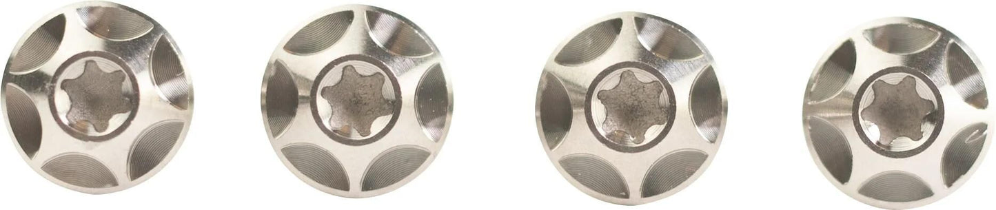 Silca Schraube Silber 4pcs.