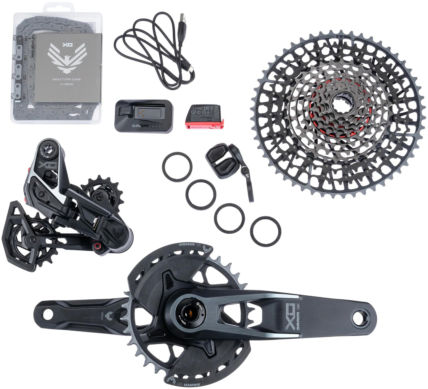 SRAM Shift.Group X0 Eagle AXS Transm.170mm