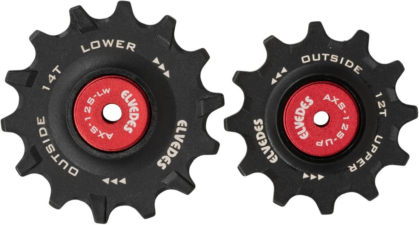 Elvedes Satz Kettenräder 12T+14T Keramik