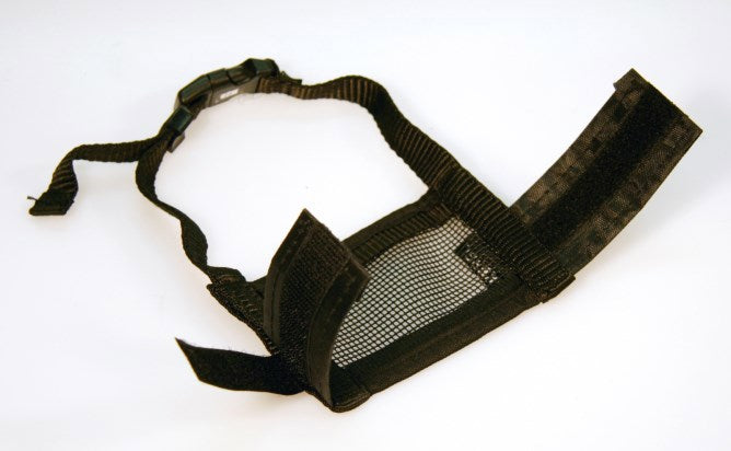 Nylon Maulkorb Hund Gr. XL schwarz