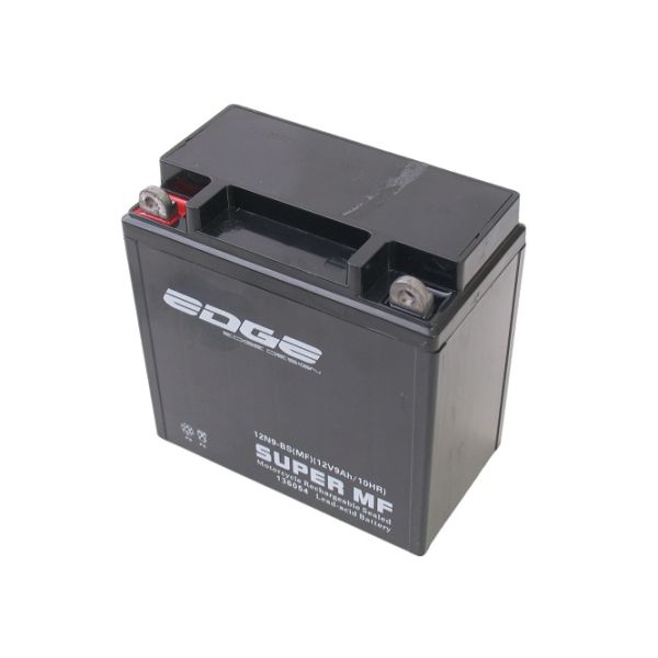 Edge Batterie 12N9-BS Piaggio Vespa Gilera (MF) YB9B (mit Gelfüllung)