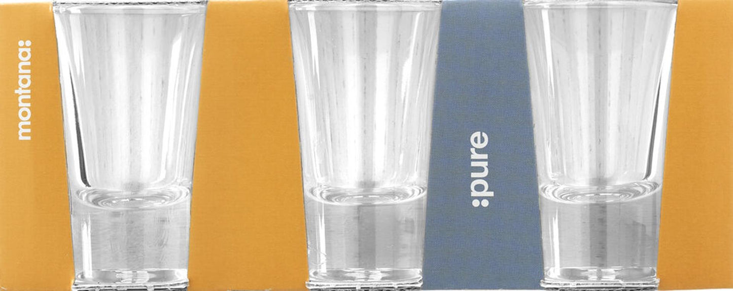Montana Pure Schnapsglas 3-teilig 40ml