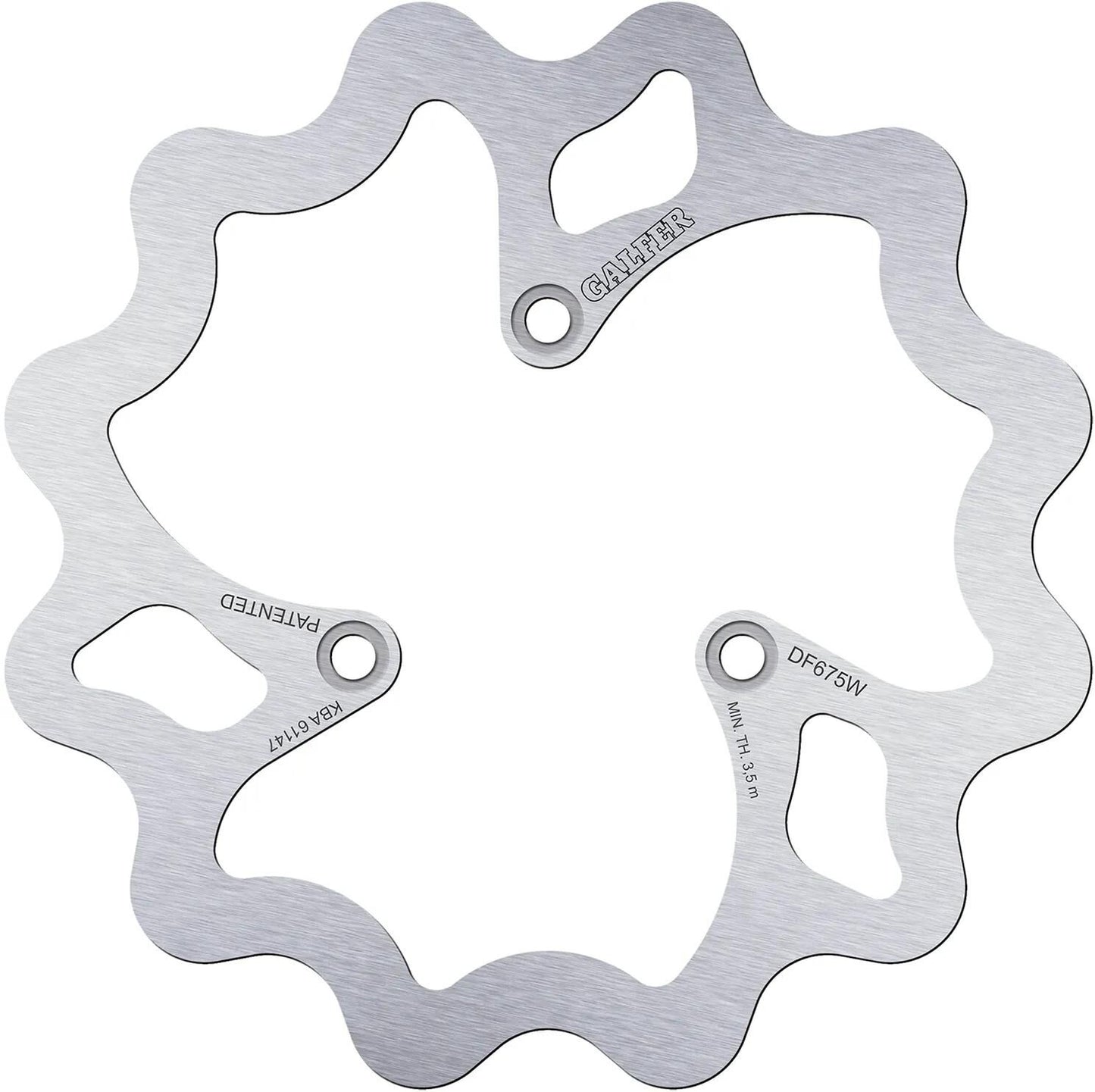 Galfer Wave-Bremsscheibe DF675 Rotor DF675 Typ W starr