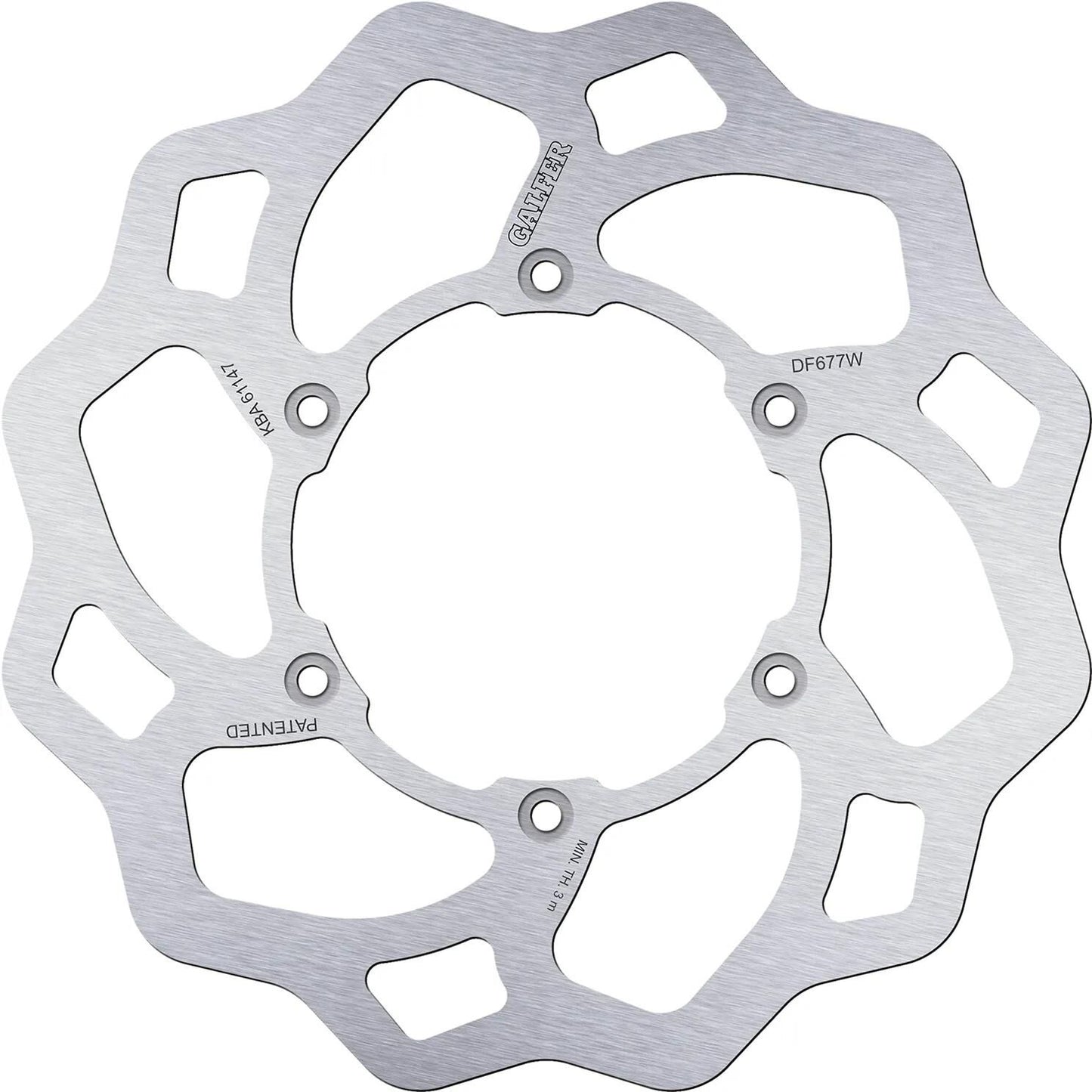 Galfer Golf Bremsscheibe DF677 Rotor DF677 Typ W Offroad starr