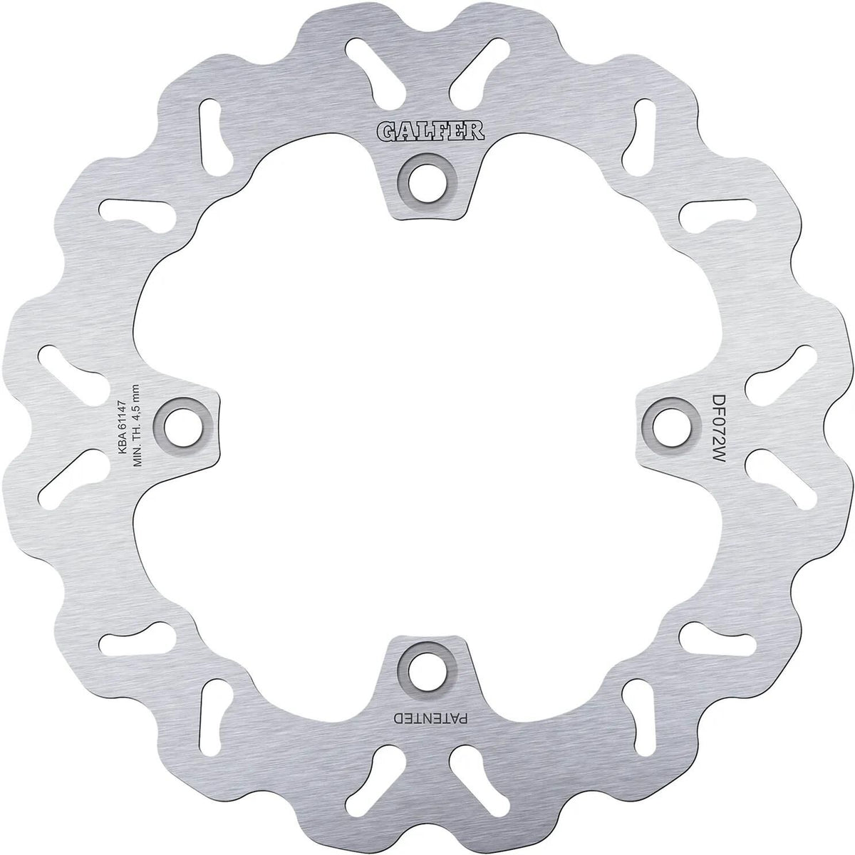Galfer Wave-Bremsscheibe DF072 Rotor DF072 Typ W starr