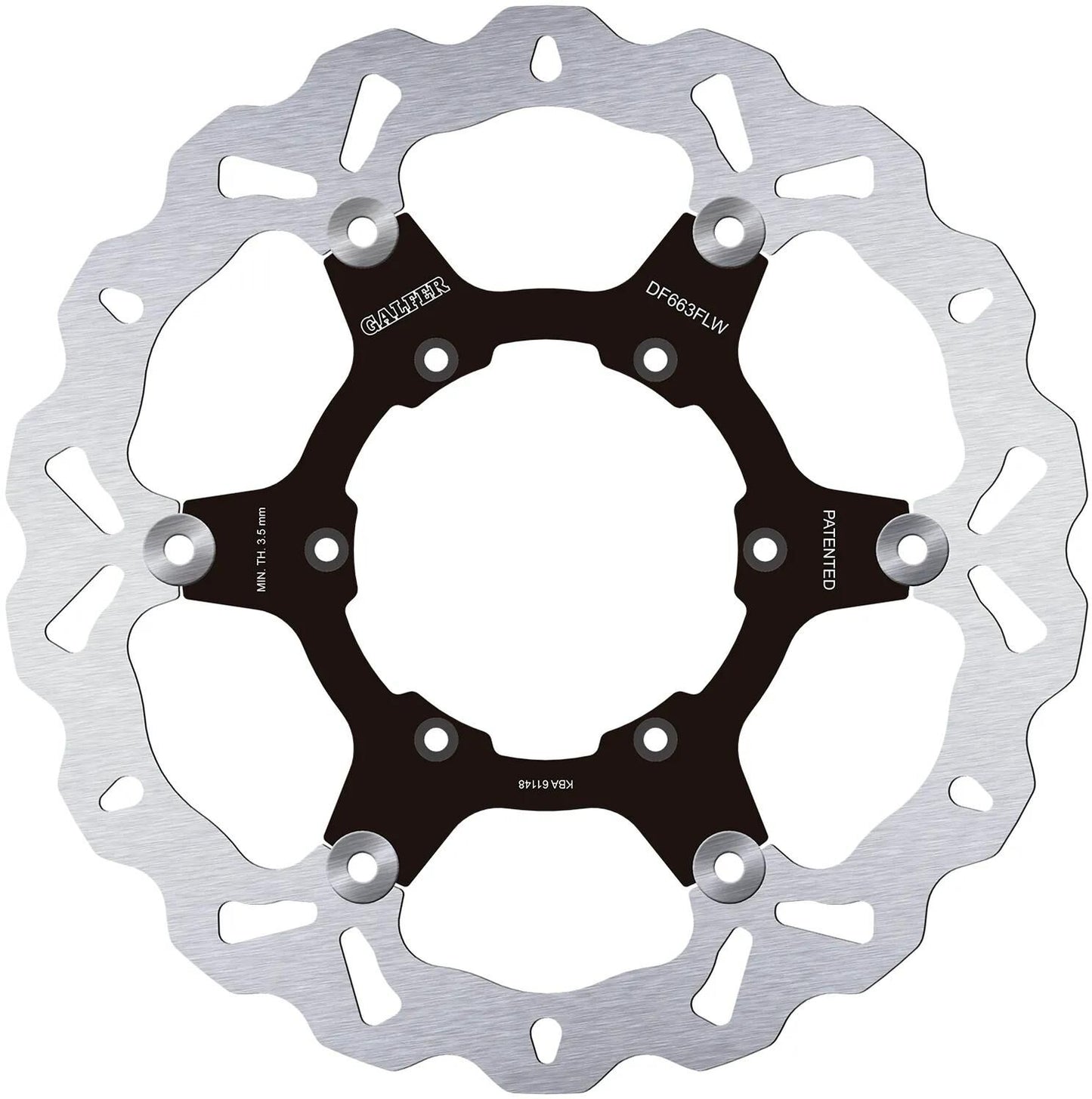 Galfer Wave-Bremsscheibe DF663 Rotor DF663 FLW schwimmend im Gelände