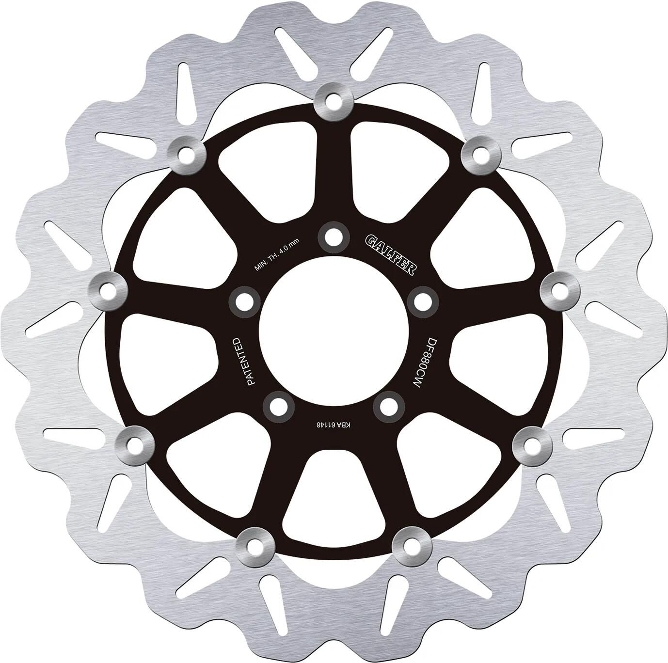 Galfer Golf Bremsscheibe DF880 Rotor DF880 Typ CW schwimmend