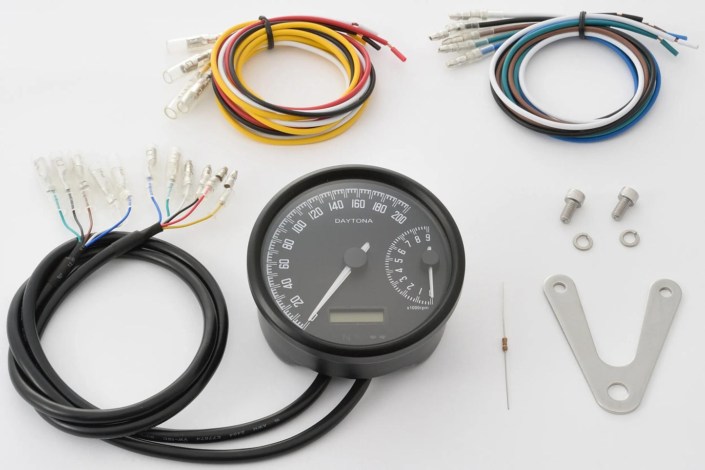 Daytona Tachometer Velona-W, SW M. Speed m. 200 km h