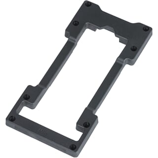 Mik Double Decker - für Mik Adapterplaat - Schwarz