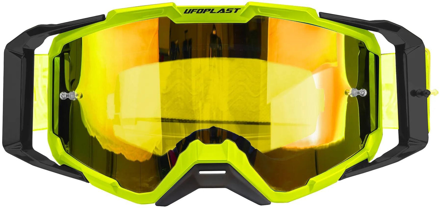 Ufo Pee Motocross-Brille Core 2.0. Crossbrille Core 2.0 gelb schwarz