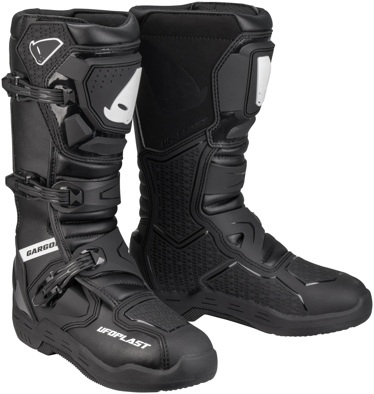 UFO Plast Stiefel Gargor Stiefel UFO Gargor Schwarz Weiß Gr. 43