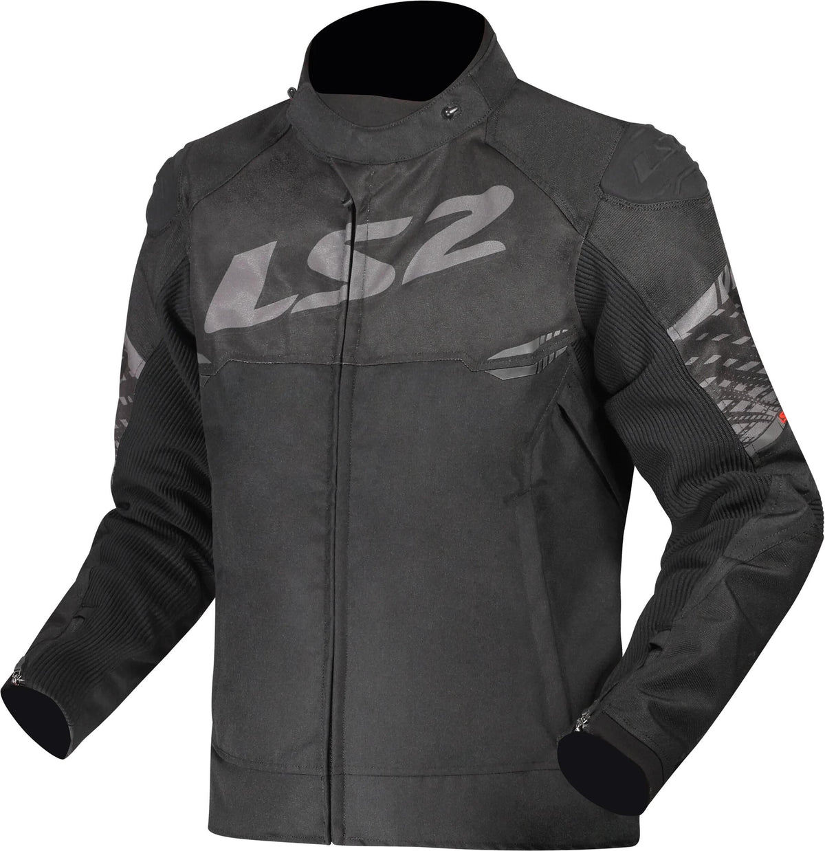 Ls2 Apex Jacke Jacke Apex Herren Schwarz Dunkelgrau Größe 3XL