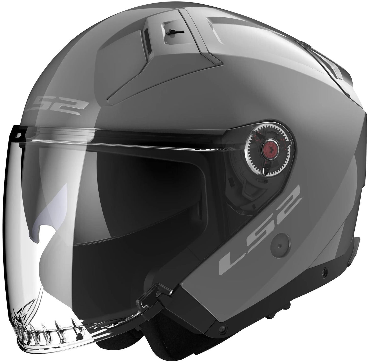 Ls2 Jethelm von 603 Infinity II Helm von 603 Infi. ii einfarbig xs grau