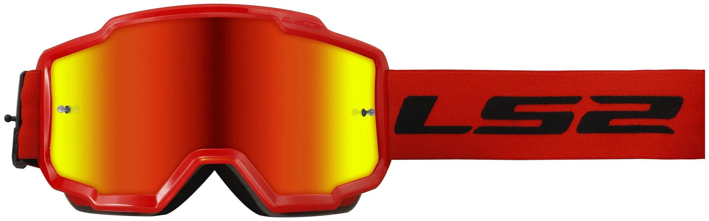 Ls2 Ladegerät Motocross-Brille Brillen-Ladegerät rot