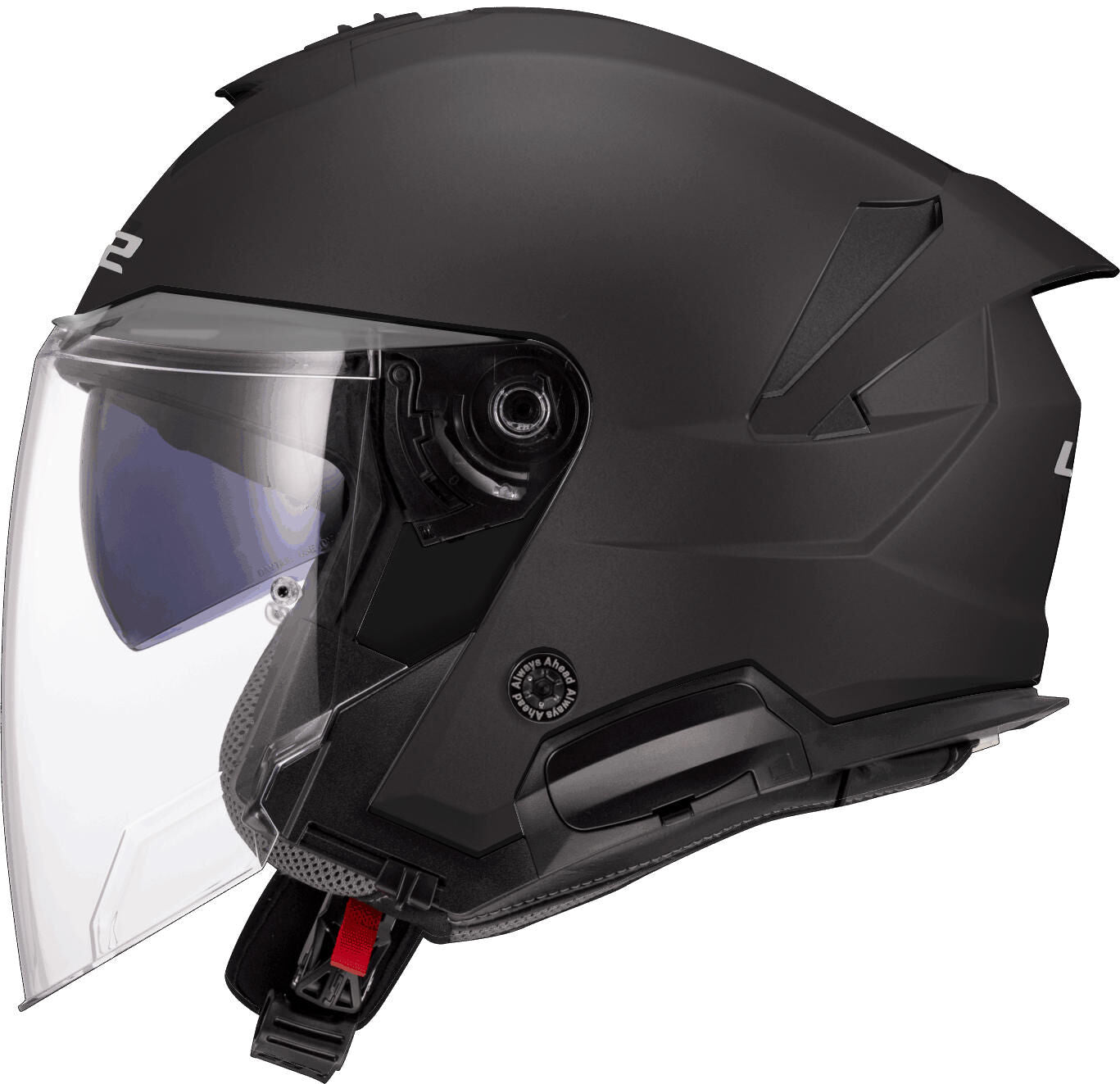Ls2 Jethelm von 618 Verso II Solid Helme von 618 Verso I Solid Black Matt Gr. m
