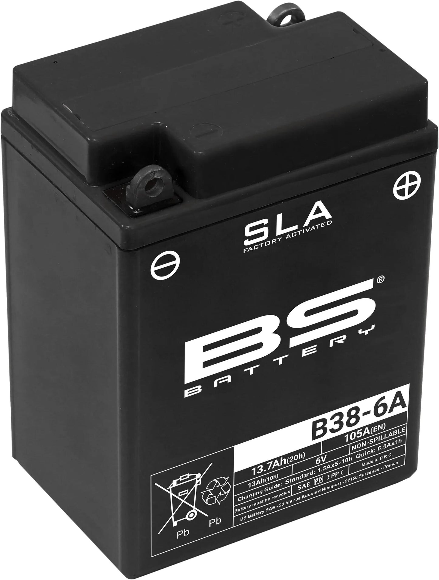 BS Batterie Batterie B38-6A BS SLA