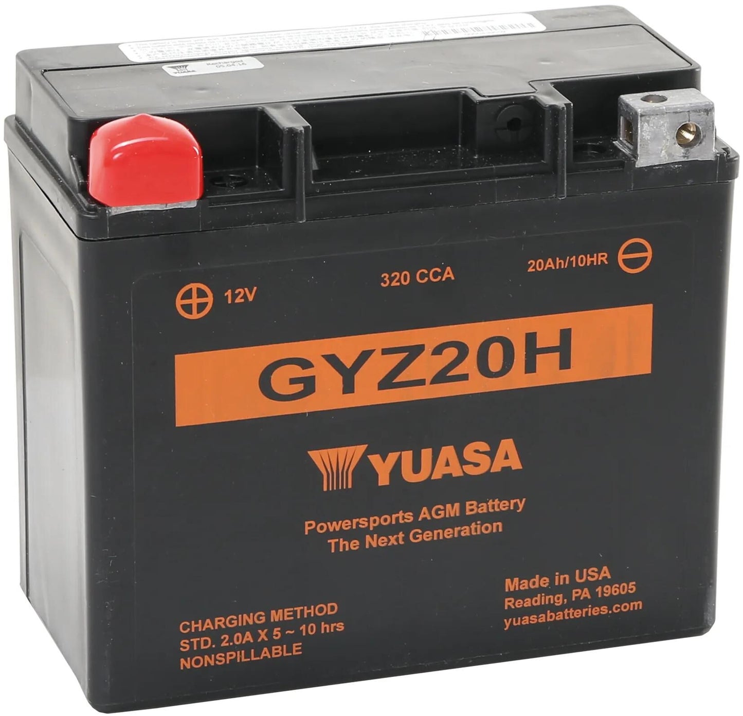 Yuasa Batterie GYZ20H AGM