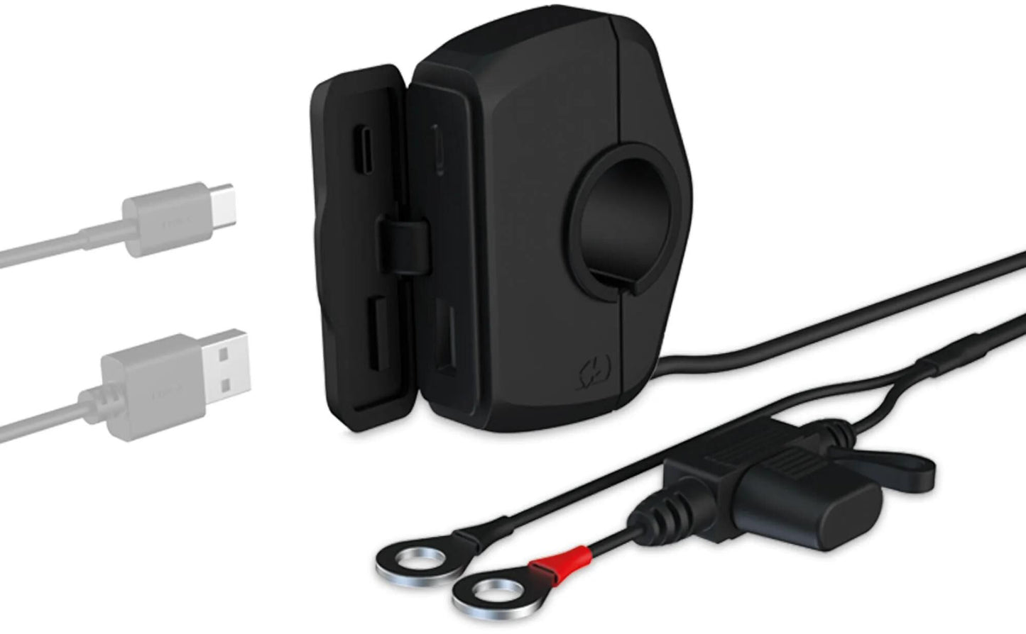 Oxford USB-Ladegerät Slimline USB-Buchse Slim USB-A, USB-C 3.0 Amp