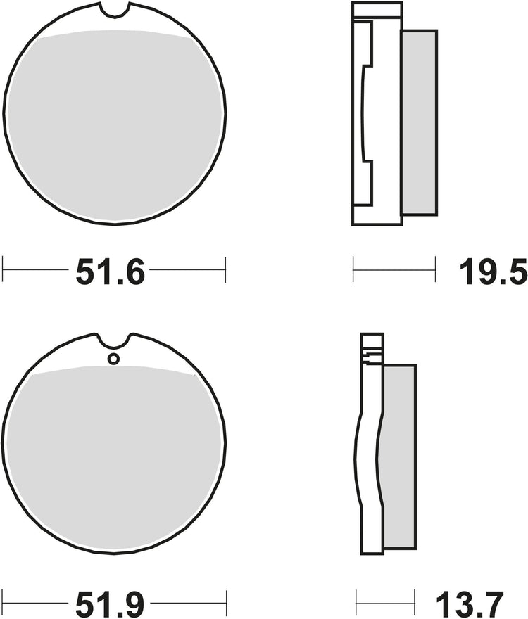 TRW Bremsbeläge MCB 35 Bremsbelag MCB 35 Bio-Standard