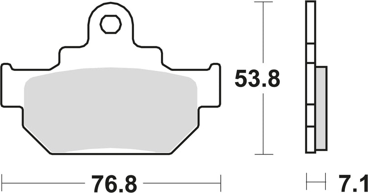 TRW BREAKPAD MCB 550 Bio -Standard