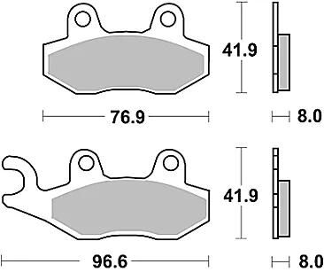 TRW -Bremsbelastung MCB 582 Bio -Standard