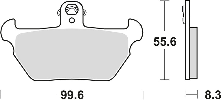 TRW Bremsblock MCB 621 SV Sintered Metall