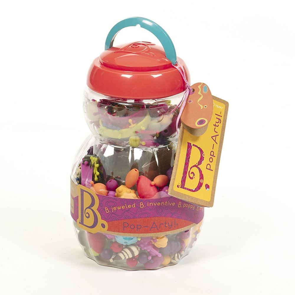 B-Toys: Dose mit Perlen 300 sort