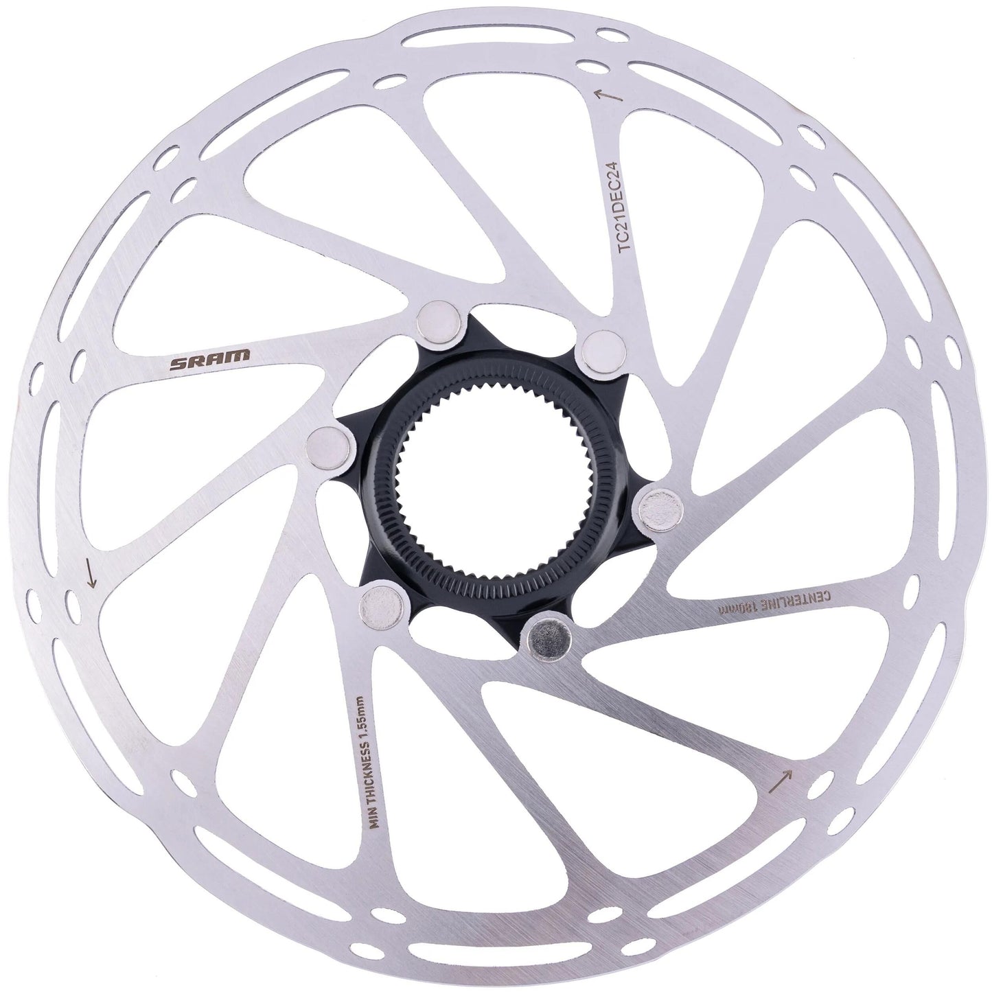 SRAM -Rotor -Mittellinie 180 mm mit Verriegelung