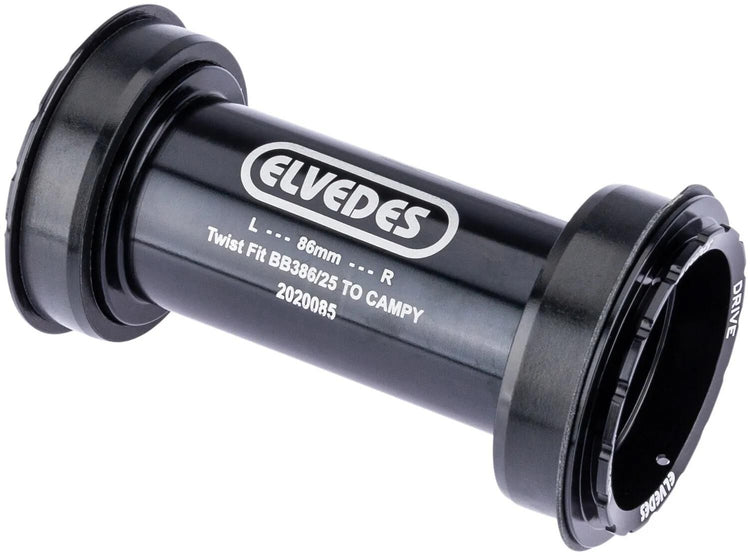 Twist Fit Innenlager Elvedes für BB386 Campagnolo Ultra Torque ohne Lager 46 x 86 mm