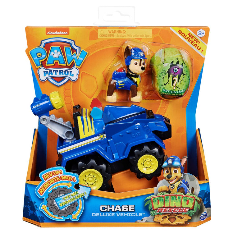 Paw Patrol Dino-Rettungswelpe mit Fahrzeug