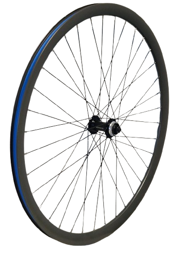 KGZ KGZ Vorderrad 28 Zoll (622) Speichen Black Rim Grey Centerlock Ausfälle