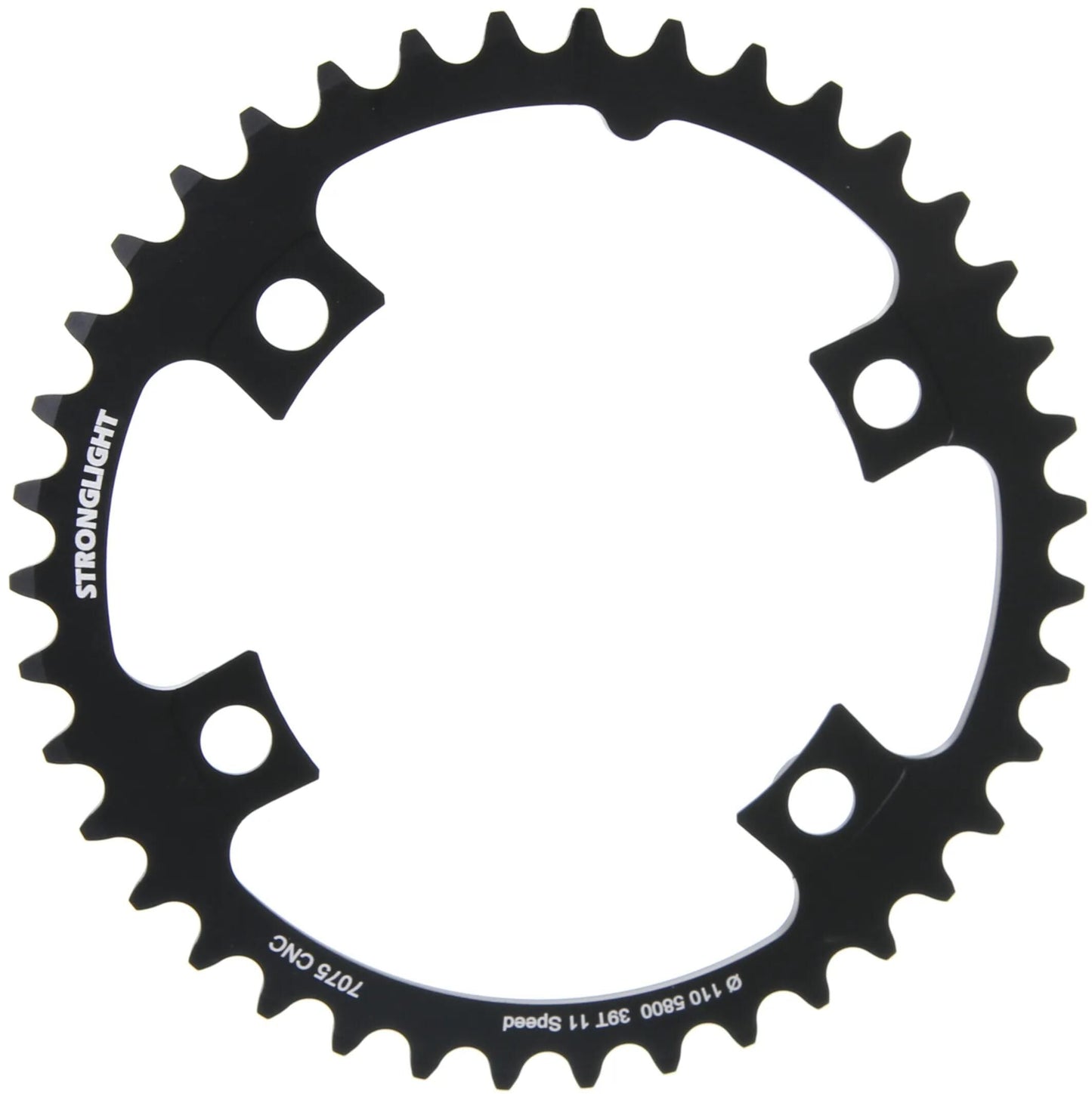 Stronglight Chain Ring Stronl. 39T Inner Alu Black
