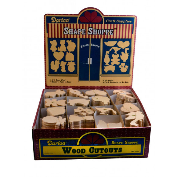 Darice • Holzfiguren sortiert 576tlg